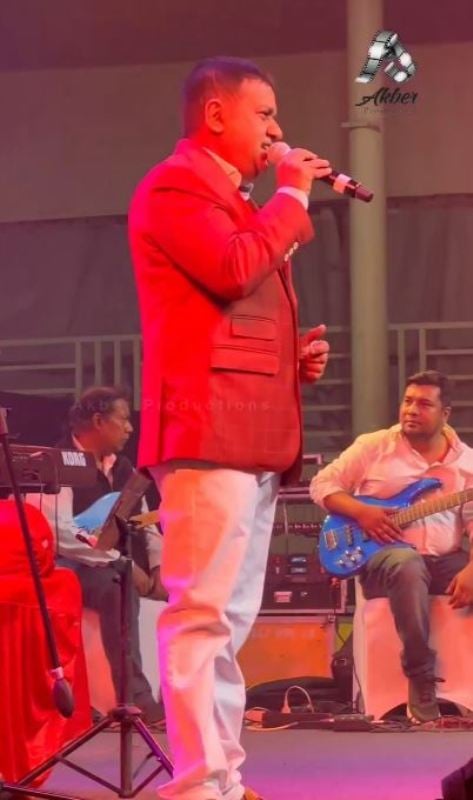 Adnan Sajid Khan at an event in Bengaluru