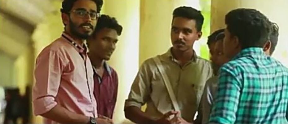 Adoney John in an advertisement for Kochi Metro