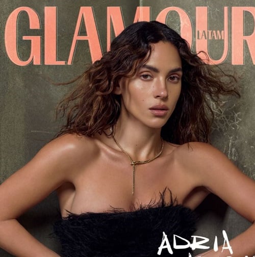 Adria Arjona featured on a magazine cover