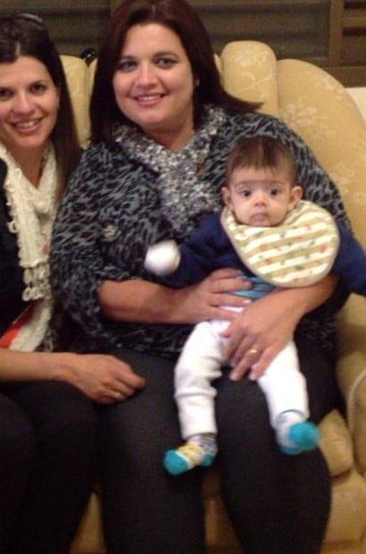 Adriana Thyssen during her 30s when she was struggling with her weight