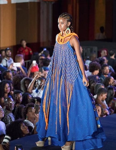 Adrielle Peixoto in a fashion show