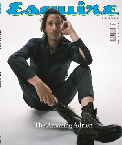 Adrien Brody featured on a magazine cover