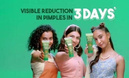 Afrah Sayed in a TV commercial for Medimix Ayurveda