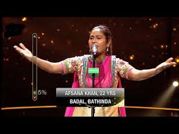 Afsana Khan performing in Rising Star