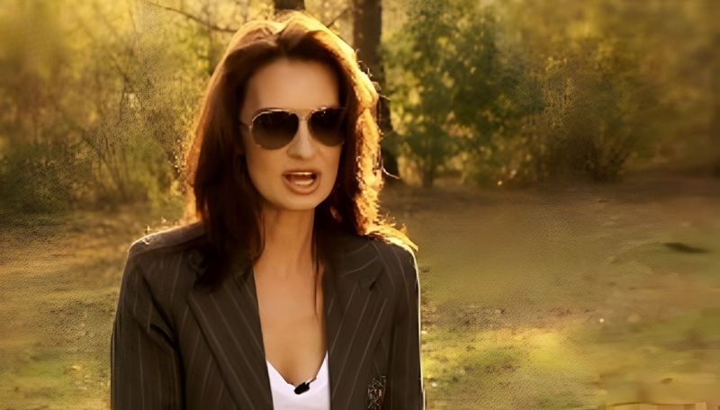 Agnieszka Maciąg in a still from the show 