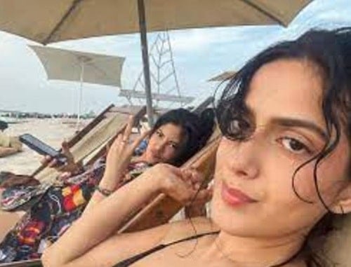 Ahalya Shetty during her vacation