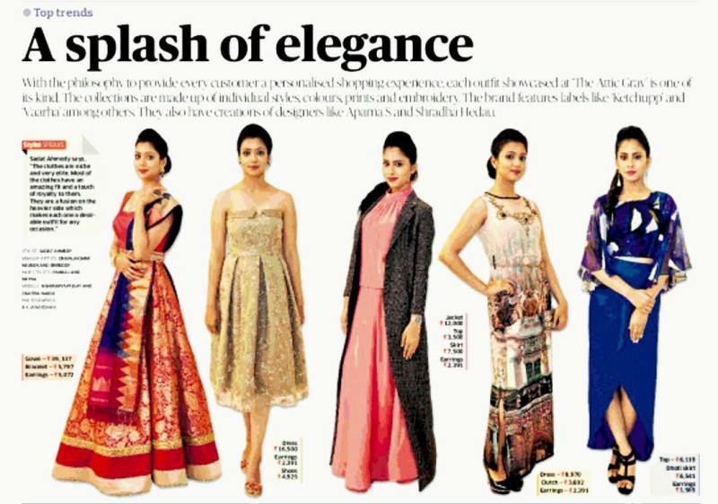 Aishwarya Pissay featured as a model in a magazine