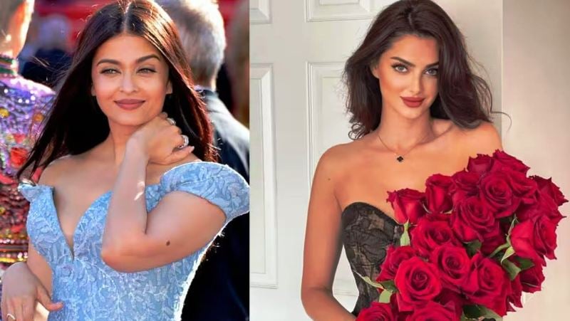 Aishwarya Rai Bachchan (left) and Mahlagha Jaberi (right)