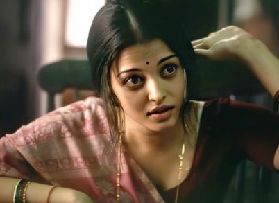 Aishwarya Rai in a still from the film Raincoat