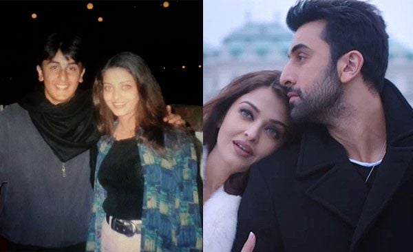 Aishwarya Rai with Ranbir Kapoor; then and now