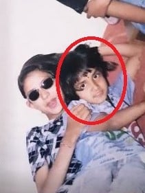Aishwarya Sushmita in childhood