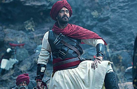 Ajay Devgn in a still from the film Tanhaji