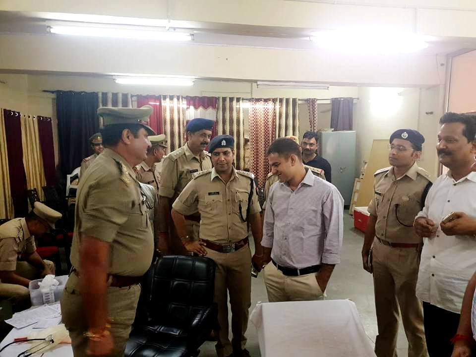 Ajay Pal Sharma During An Inspection