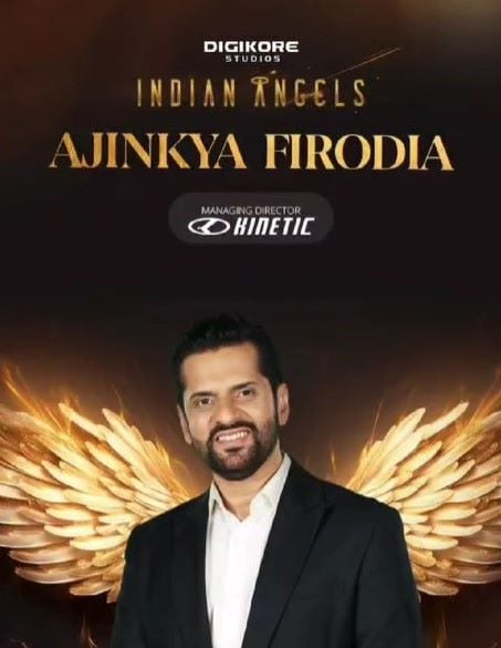 Ajinkya Firodia on the poster of the show Indian Angels