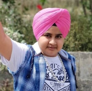 Ajit Singh wearing turban