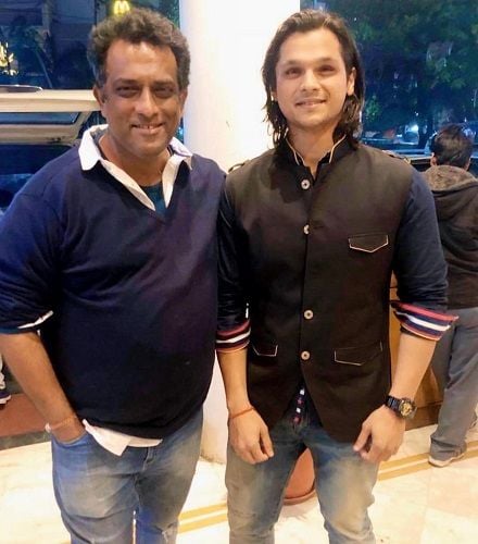 Akash Singh Rajput with Anurag Basu
