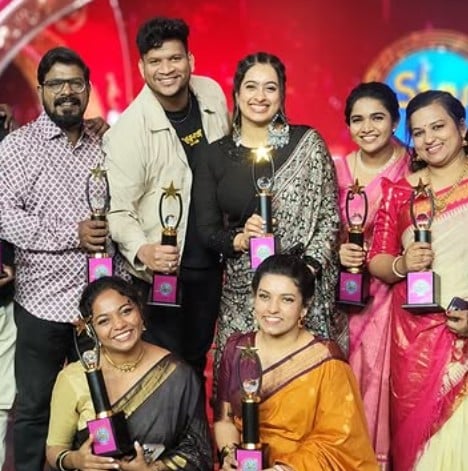 Akbar Khan on the set of the singing reality show Star Singer Season 9 (2024)