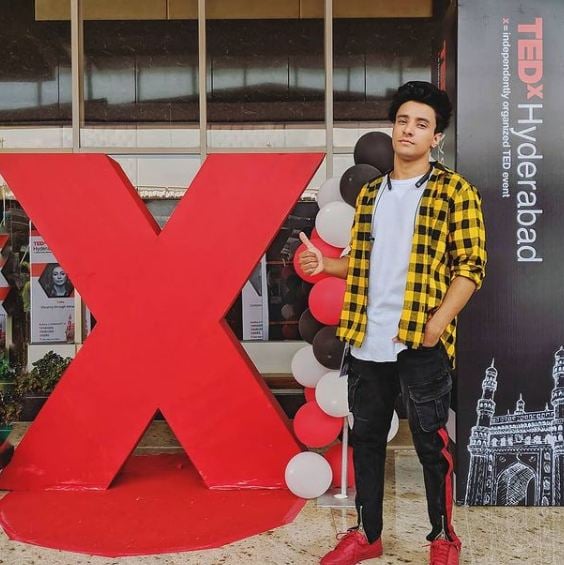 Aksh Baghla at TEDx Hyderabad
