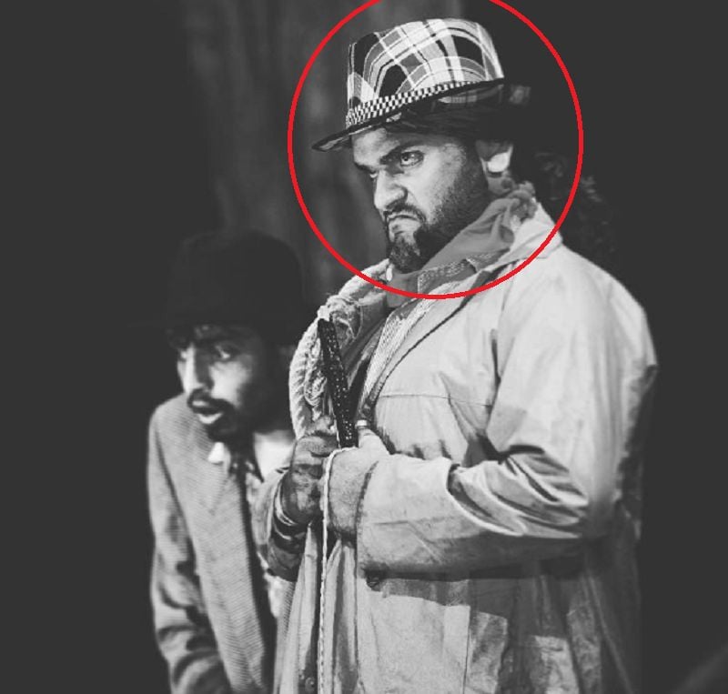 Akshat Ajay Sharma in the play 