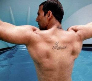 Akshay Kumar tattooed his son Aarav