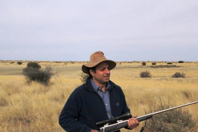 Akshay Thakker doing hunting