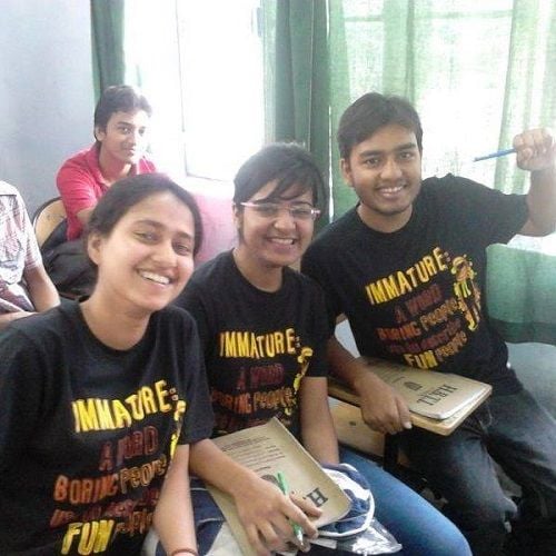 Alakh Pandey during his college days