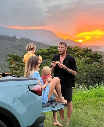 Alana Blanchard during her vacation