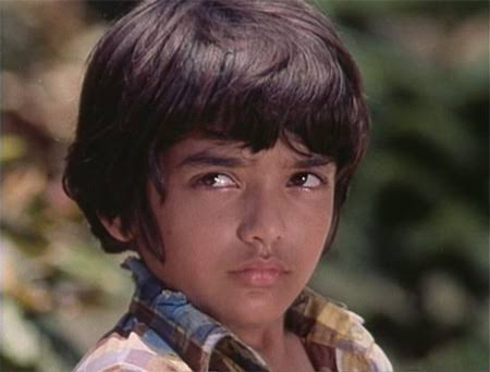 Alankar Joshi as the child Amitabh in the 1975 Bollywood film Deewaar