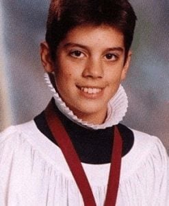 Alastair Cook as a child
