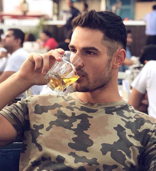 Aleksandar Alex Ilic consuming alcohol