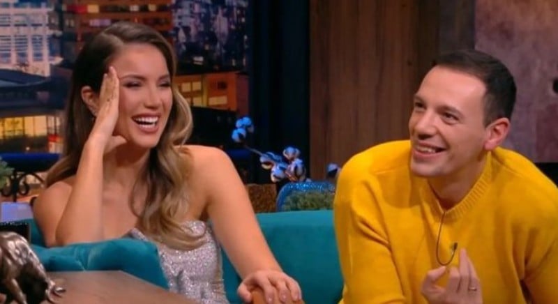 Aleksandra Bogdanska in a still from the show The Nikolaos Tsitiridis Show (2021)