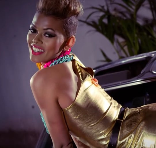 Alexandra Joner in a still from the music video of the song 