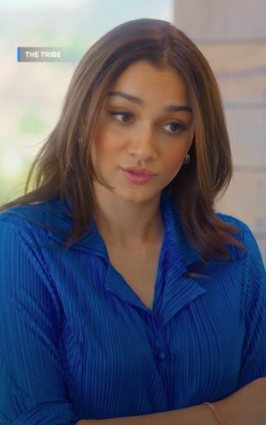 Alfia Jafry in a still from the Indian influencer-based reality TV show titled 