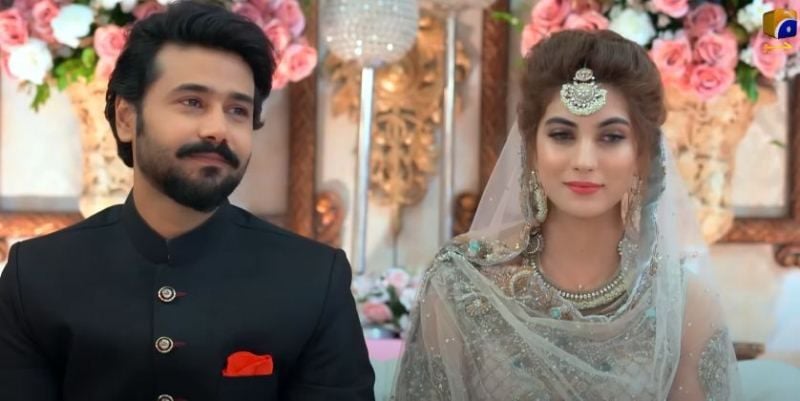 Ali Abbas (left) in a still from the TV series 