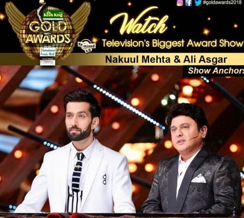 Ali Asgar hosting Gold Awards