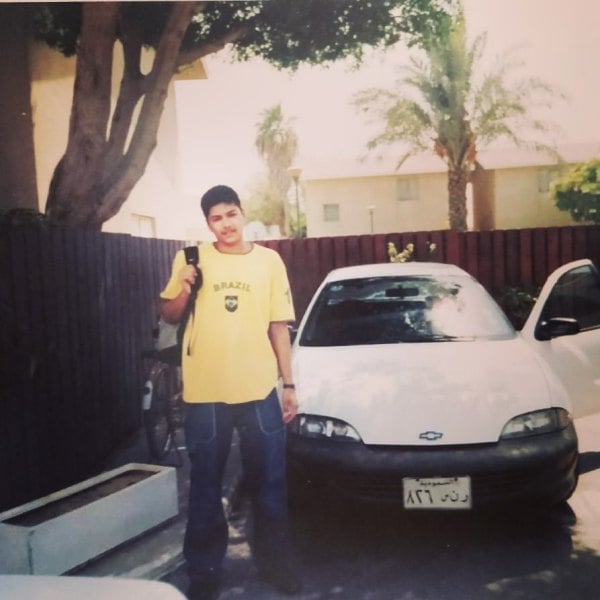 Ali Fazal during his school days