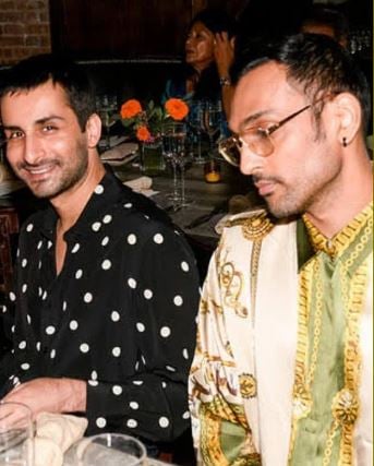 Ali Sethi with Salman Toor (left)