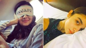Alia Bhatt Sleeping with Lights on