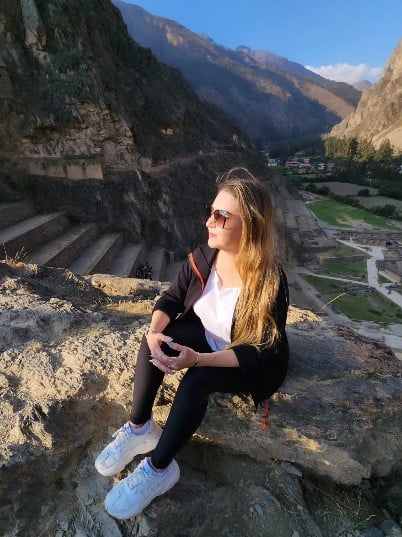 Alicia Villarreal during a trip