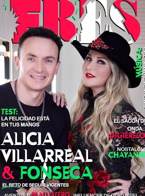 Alicia Villarreal on the cover of a magazine