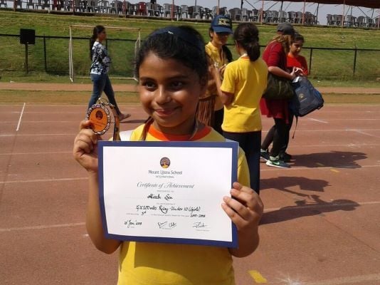 Alisah Sen on Sports Day