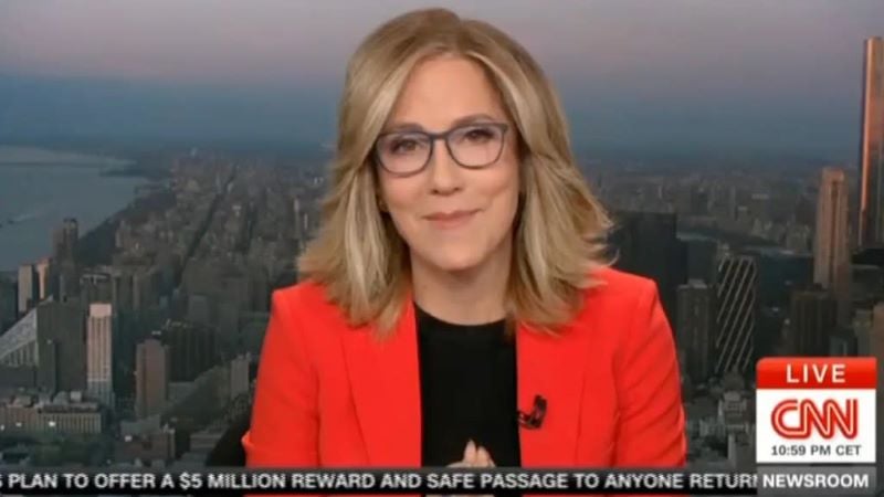 Alisyn Camerota reporting news at CNN