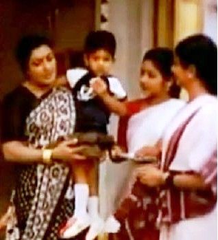 Allu Arjun as child artist in Vijetha