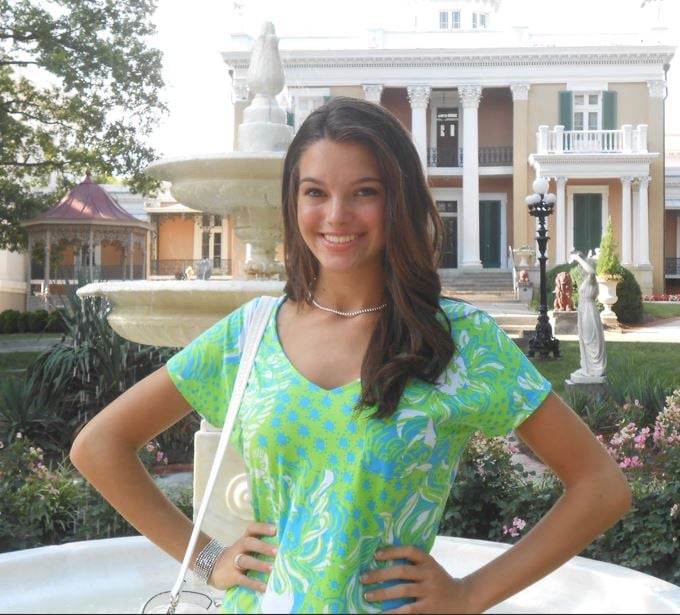 Ally Lewber when she studied at Belmont University