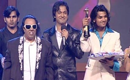 Altamash Faridi after winning the Close-Up Performer in 2009