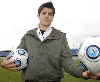 Alvaro Morata during his teenage years