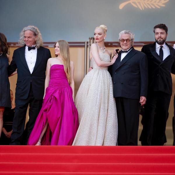 Alyla Browne with the cast of the film Furiosa: A Mad Max Saga at the Cannes Film Festival