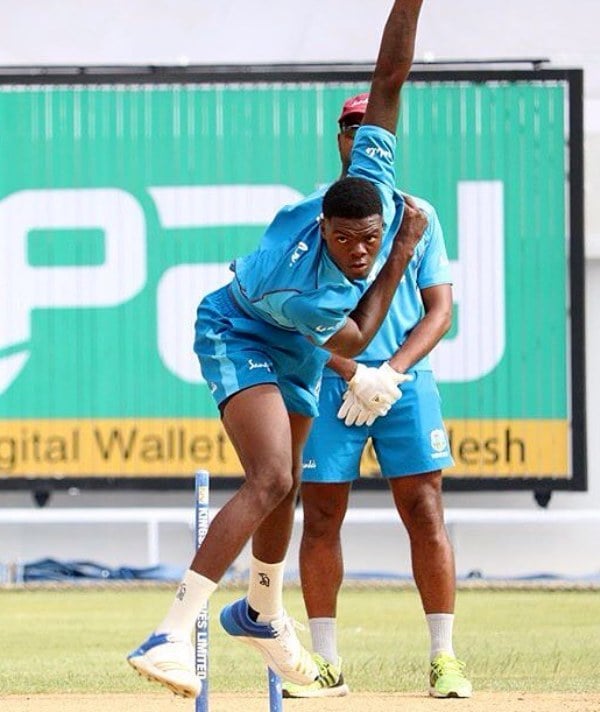 Alzarri Joseph Training