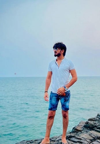 Aman Jaji during his vacation