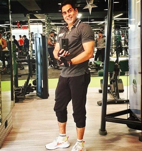Aman Verma at a gym